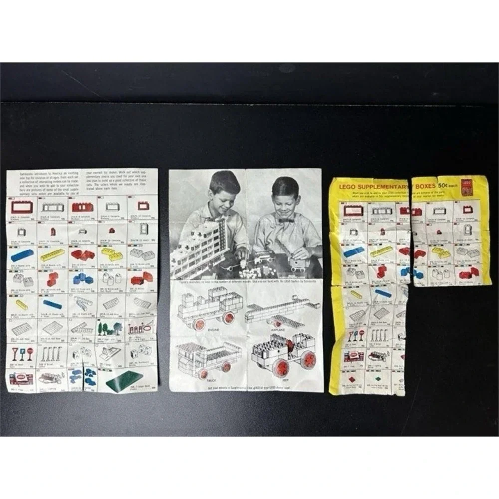 Vintage 1960's  Legos Toy BY Samsonite